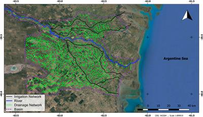 Suspended sediment transport in Rio Colorado agricultural basin, Argentina